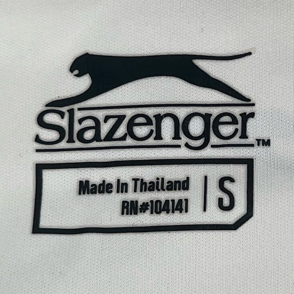 Slazenger White Black Piping Sleeveless Collared Golf Shirt Size S Women's - Picture 2 of 5